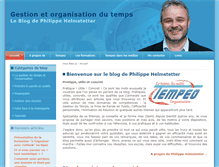 Tablet Screenshot of gestion-organisation-temps.fr